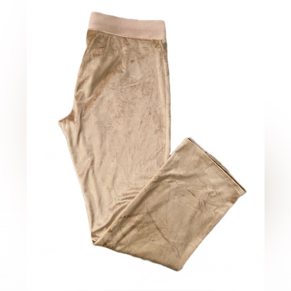 Aerie Dreamy Velour Low Rise Lounge Pants Cappuccino Size Large
